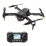 Dron Almalux F205 con Cámara Dual 4K HD – Control Remoto con Pantalla, Motor Sin Escobillas, FPV Wifi y Giro 360°