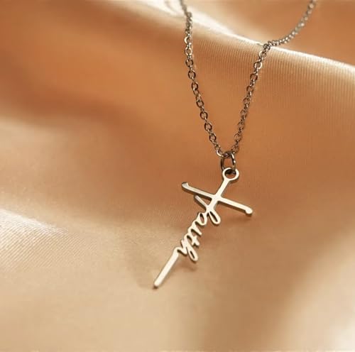 ELDOMA 18" Cross Necklace For Women, Faith Necklace With Message Card - Christian Jewelry For, Birthday Gifts For - Religious Jewellery - Gifts For/Mom/Sister/Friend4