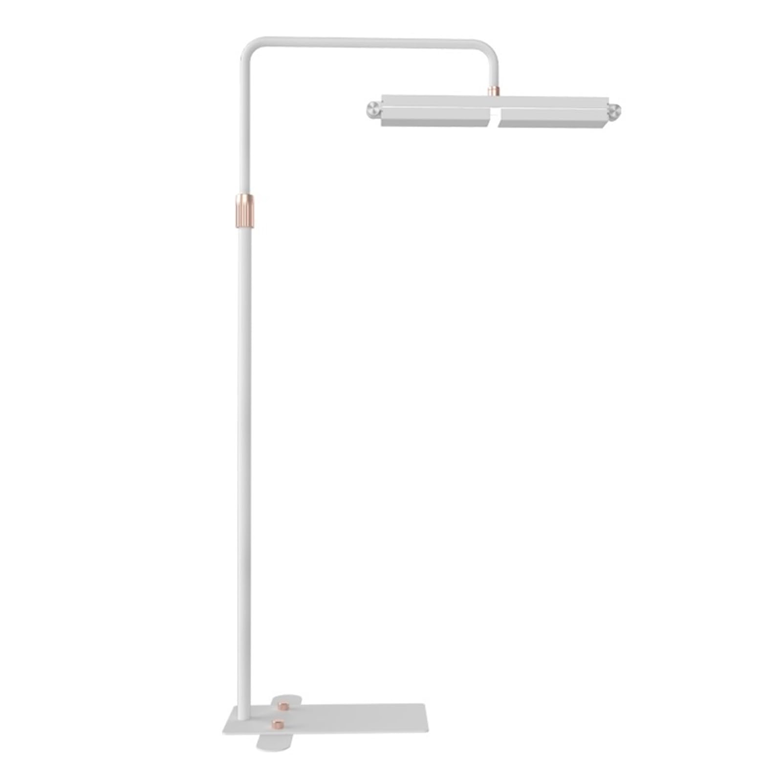 Moderna Lampada Pieghevole Di Bellezza 3000-6000k For Estetista Del Tatuaggio Facciale 36 POLLICI LED Half Moon Lash Light Floor Fill Luce Morbida Sufficiente(WHITE)
