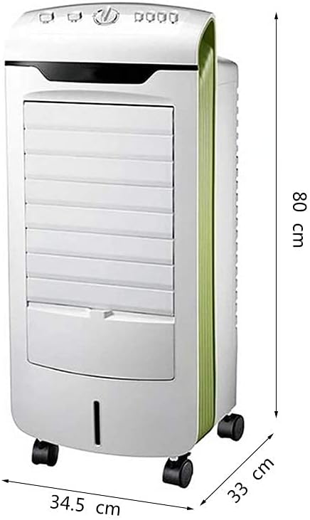 Evaporative Coolers Portable Air Conditioner Fan Evaporative Cooler 3 Fan Speed Conditioner Super Quiet Humidifier Misting Fan for Home Office Bedroom