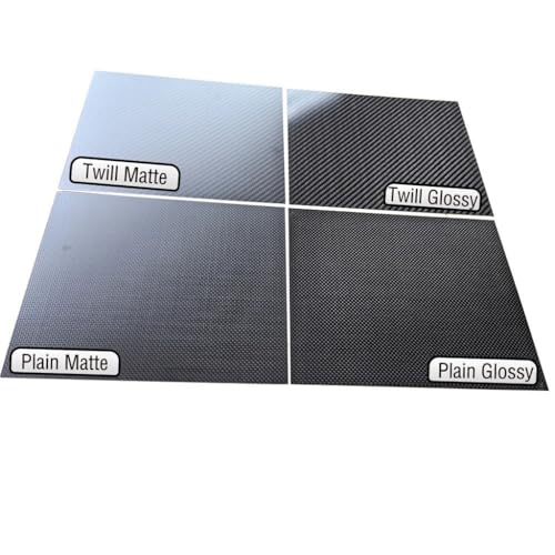 Placa de carbone composite haute résistance 3K matte 400x500mm