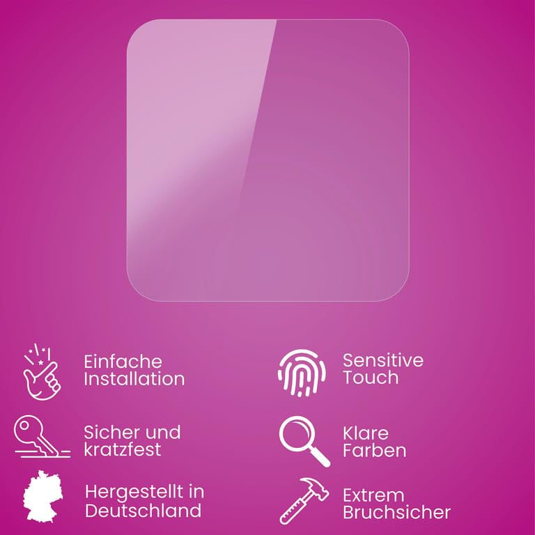 atFoliX Plastic Glass Protective Film compatible with GoPro Hero10 Black Glass Protector, 9H Hybrid-Glass FX Screen Protector (Set of 1)