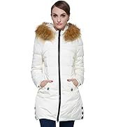 Orolay Women's Down Jacket with Faux Fur Trim Hood