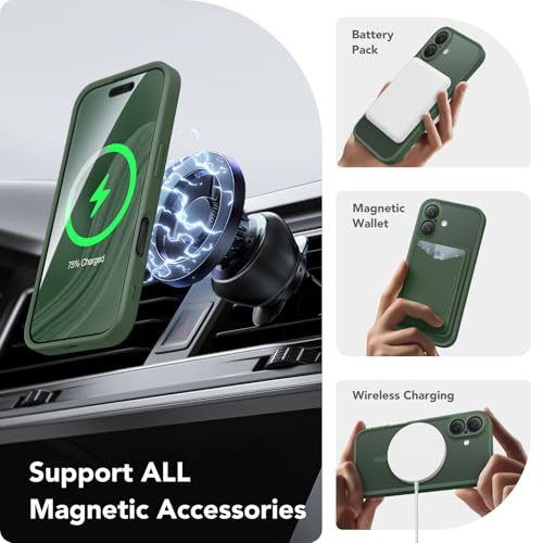Coque iPhone 16 protection intégrale caméra et dos mat translucide compatible MagSafe