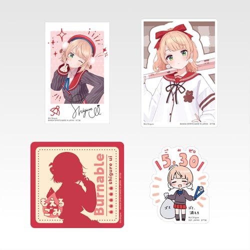 一番くじ しぐれうい K賞 ステッカー4枚セット【しぐれうい①】のサムネイル