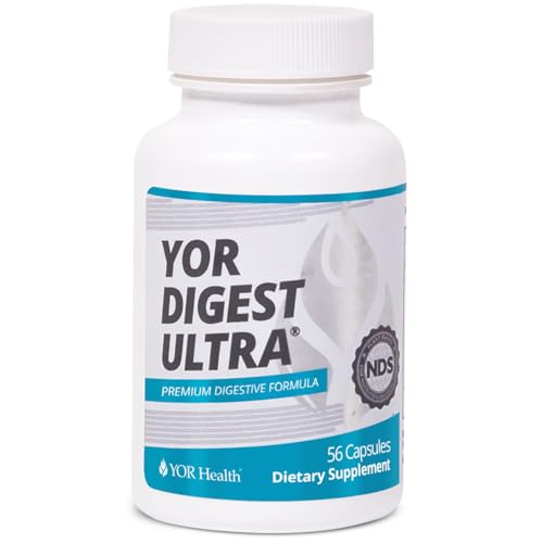 YOR Digest Ultra - Digestive Enzymes for Bloating & Digestion, Gut & Digestive Health, Max Strength, Instant Relief, Gentle 15 Plant-Based Enzymes, Vegan, Gluten-Free, Helps Digest Large Meals & Dairy