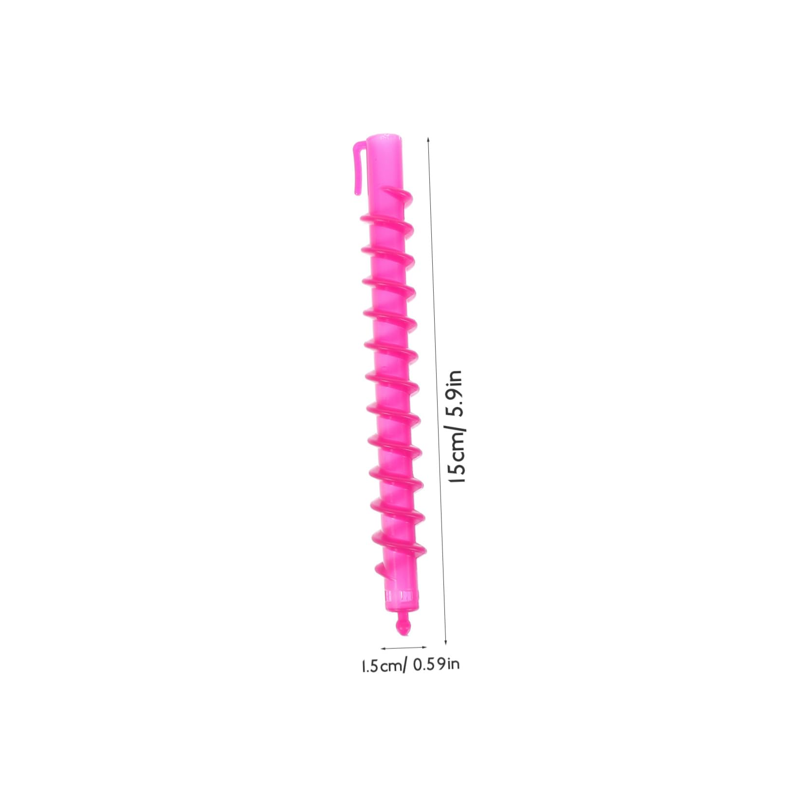 minkissy Varillas de Permanente en Espiral Herramienta de Peluquería ABS para Rizar el Cabello, Rodillos de Pelo 100 Unidades
