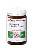 Vegan B-Komplex + Biotin + Folsäure Hefetabletten  B-Vitamine  300 Tabletten