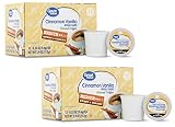 G.V. Medium Roast Cinnamon Vanilla Ground Coffee Pods, 12 Count Each- (Pack of 2)