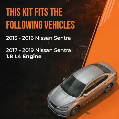Image of MAX Advanced Brakes - Brake Kit For 2013-2019 Nissan Sentra (1.8 L4 Engine)| Carbon Ceramic Brake and Rotor Kit Front and Rear| Daily Driving OE Replacement Brake Rotors