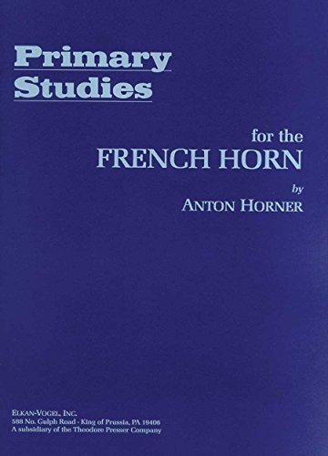 Primary Studies for the French Horn by Anton Horner (1939) Sheet music      Sheet music