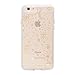 Sonix Cosmic Stars Case - Protective Clear Gold, Silver Star Case for iPhone 6/6s/7/8/SE