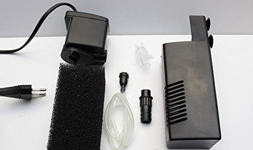 Components of the SunSun HJ-732 filter laid out