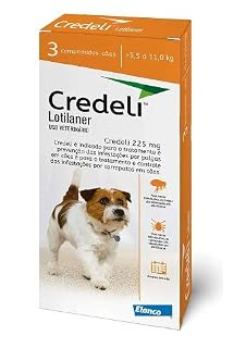 Antipulgas e Carrapatos Credeli Cães de 5,5 A 11,0 KG