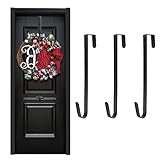 ⭐Diseño de Moda: El negro mate hace que los percheros del baño se vean a la moda y con estilo, lo ayudan a ahorrar espacio mientras decoran la habitación. En este gancho de la puerta se puede colgar ropa, gorros de baño, mochilas, llaves, etc., para que la habitación esté más limpia y tengas mejor humor.
