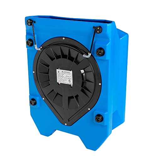 image for MOUNTO 1/4hp 1200cfm Low Profile Air Mover Carpet Dryer, 2 Speed Floor