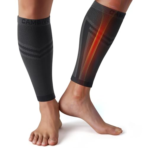 CAMBIVO Wadenbandage x2, Kompressionsstrümpfe Herren Damen, Waden...