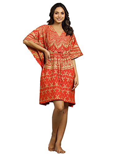 Image of Ravaiyaa - Attitude is everything Womens Soft Crepe Silk Casual Dress Summer Floral Printed Dress Ladies Tank Midi Sundress