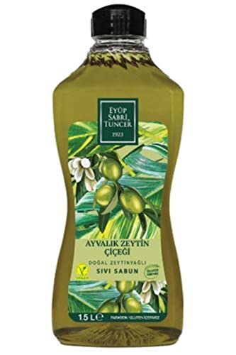 Sıvı Sabun, Eyüp Sabri Tuncer Doğal Zeytinyağlı, Ayvalık Zeytin Çiçeği 1500 ML Pet Şişe