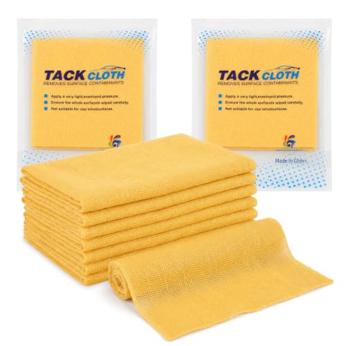 8 Pcs Tack Cloths 17.7 x 35.4 in Tack Cloths for Woodworking Sanding