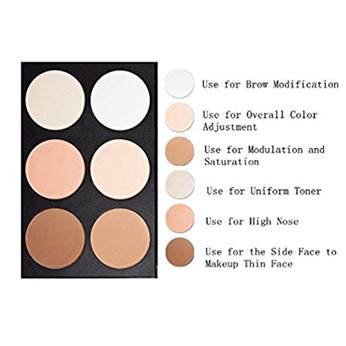 Imeasy Makeup Contour Kit Highlight And Bronzing Powder Palette Pigment Blush Palette - 2/4 / 6 Colors #TOP4
