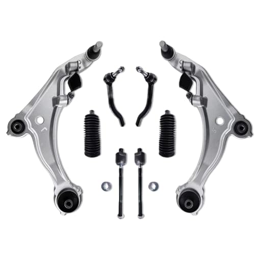 brazo de control Compatible Con Nissan Para Maxima 2009 2010 2011 2012 2013 2014 Barra Estabilizadora Delantera Suspensión Inferior Delantera Brazo Control Enlace Acoplamiento Botas Extremo