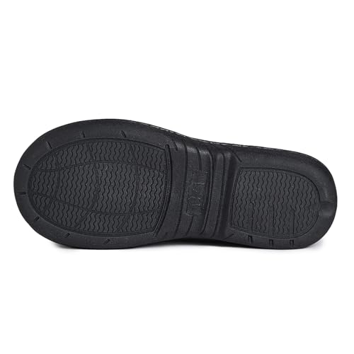 Image of Lucky Brand Boys Micro Suede Sherpa Clog Slippers Warm Cozy Indoor Outdoor Slip On House Shoes Plush Lined Comfort Clogs