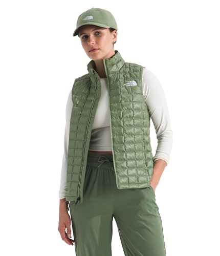 THE NORTH FACE Women's Thermoball Vest | Lightweight Zip Up Vest With Synthetic Insulation, Wind Resistant & Water Repellent