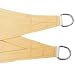 Sunnylaxx Vela de Sombra Triangular 3 x 3 x 3 Metros, toldo...