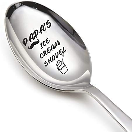 Engraved spoon (Papas Ice Cream Shovel)