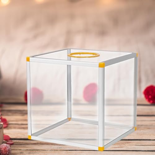 Boîte pour la collecte de fonds transparente en plexiglas rigide