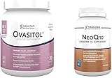 Ovasitol + NeoQ10 Bundle by Theralogix | Ovasitol Myo Inositol & D-Chiro Inositol Powder (90 Day...