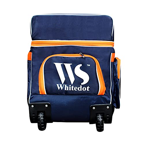 Image of Whitedot Players Polyester Cricket Kitbag, Size (Large), Navy Blue