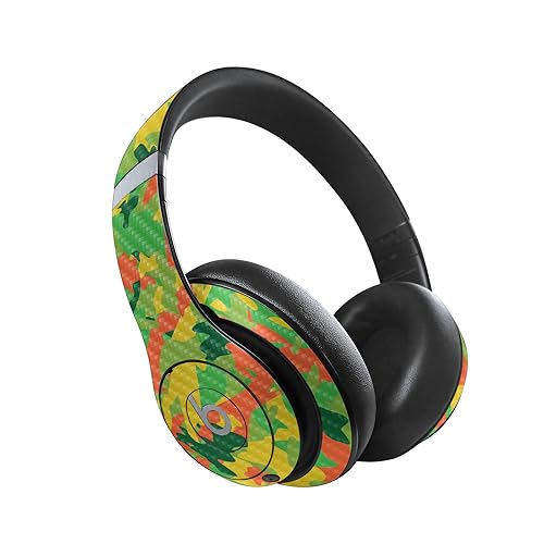 Image of MightySkins Carbon Fiber Skin Compatible with Beats Studio Pro - Spring Camouflage | Protective, Durable Textured Carbon Fiber Finish | Easy to Apply