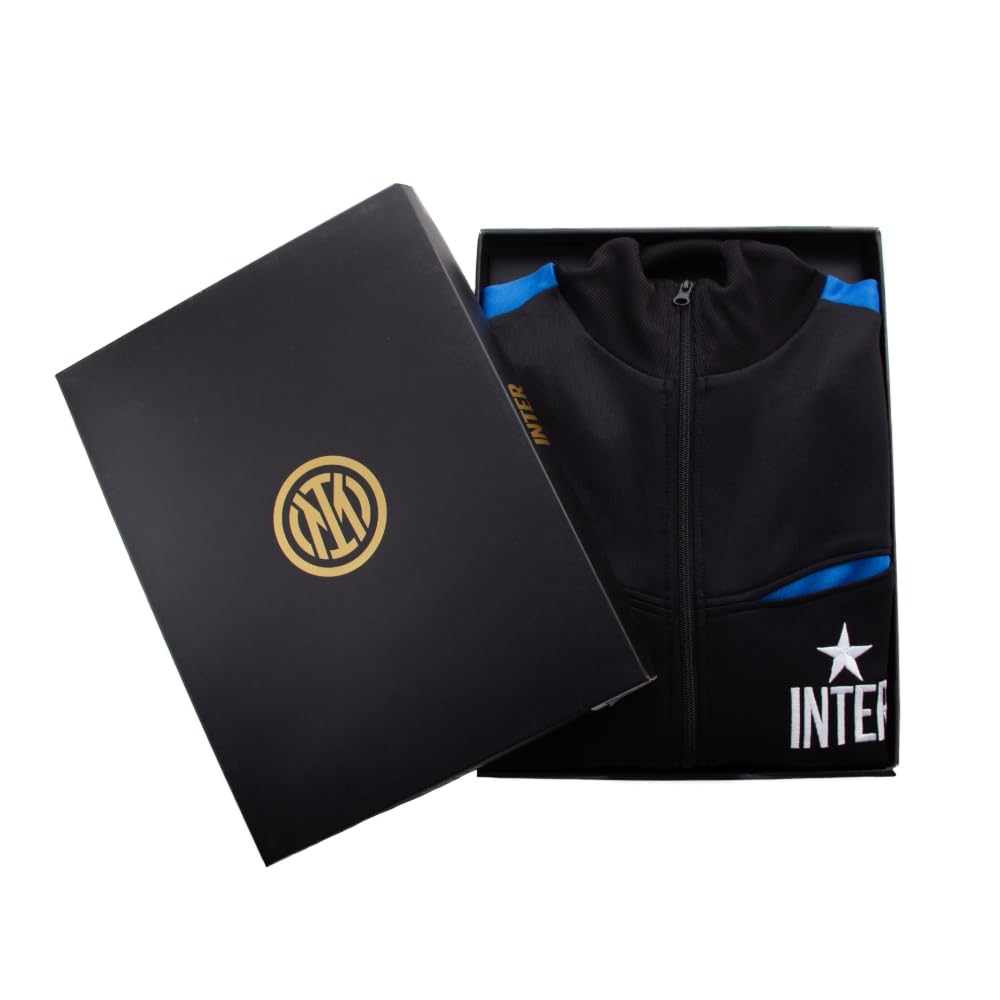 COPA - Giacca da Calcio Retro - Uomo - FC Internazionale 1979-80 - Nera