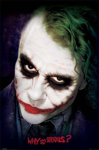 Amazon.co.jp: ポスター THE DARK KNIGHT Joker Face S2617
