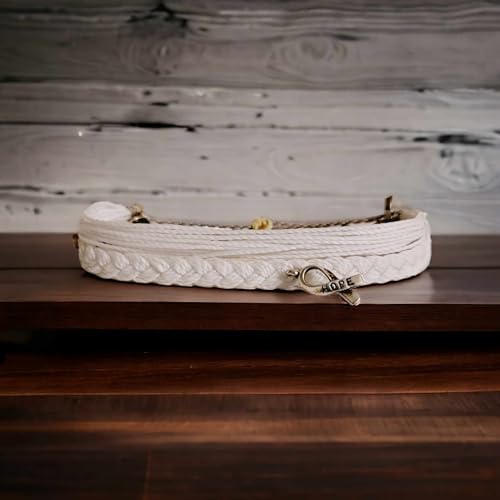 Lung Cancer Awareness Bracelets, In Support of Loved Ones Battling Cancer, Fund Raising, Friendship Bracelets, Gift for her, Gift for him, Fits All, fund raising for a cause.2