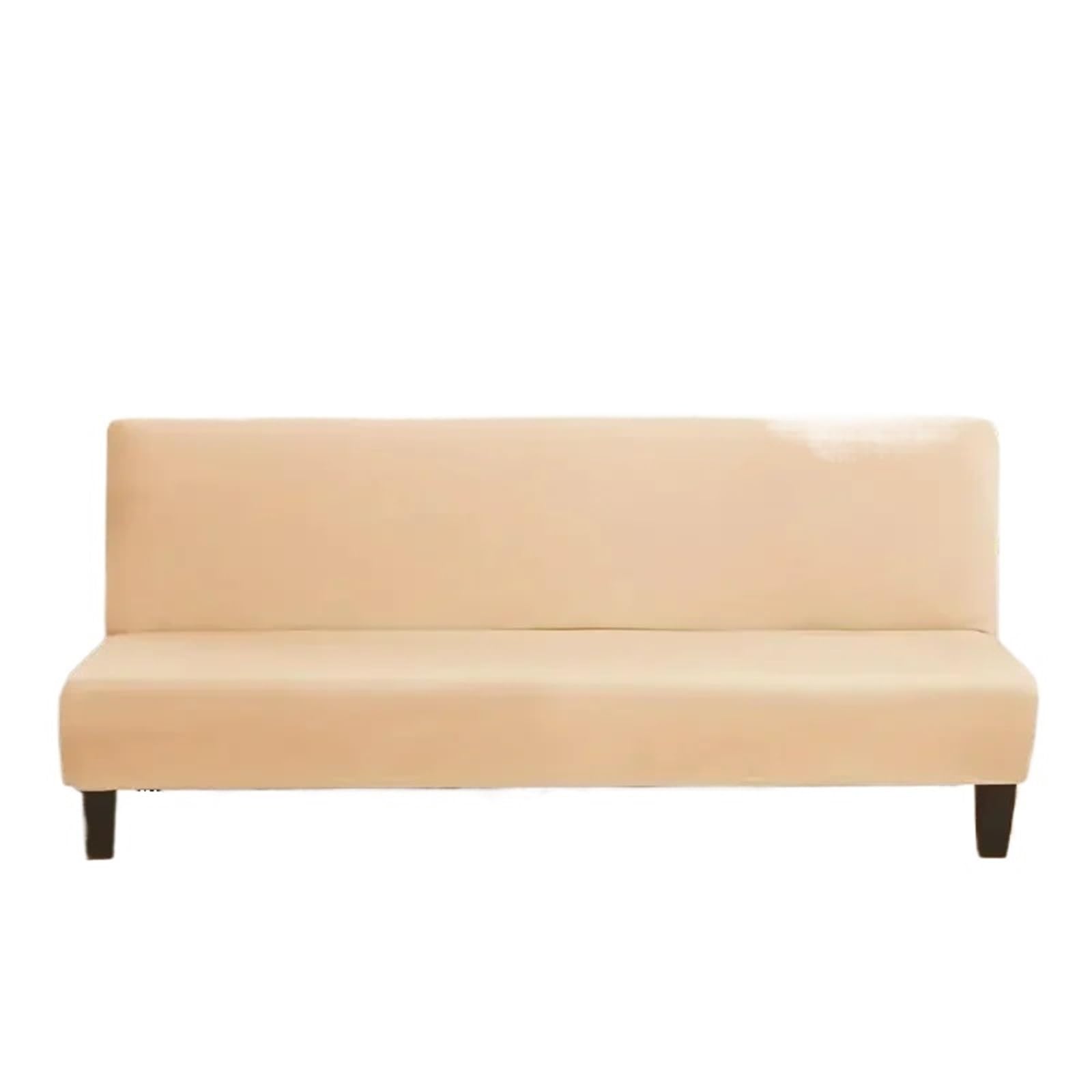 Housse de canapé sans accoudoirs L couleur unie lavable