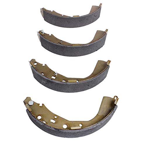 Image of Detroit Axle - Pair Rear Brake Shoes for Toyota 2003-2006 Tundra, 2003-2004 Tacoma, 2001-2002 4Runner, Brake Shoes Set Replacement Brakes
