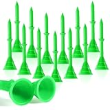 Gkandi Unbreakable Plastic Golf Tees 3 1/4 Inch 20/40 Pack (Green, 20 Pcs)