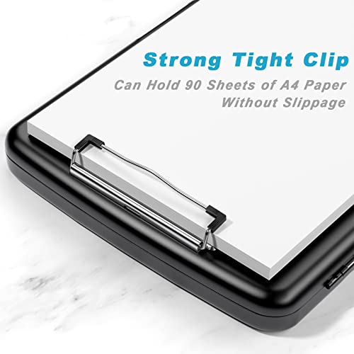 Rimilak Prancheta de Plástico com Armazenamento, Pranchetas de Enfermagem de Alta Capacidade com Sup