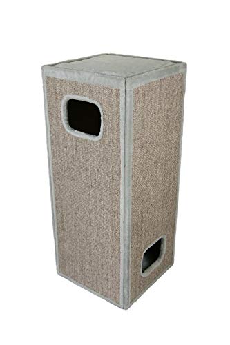 Lycce Katzen-Kratztonne Connel Sisal 3 Eingänge, Farbe:grau