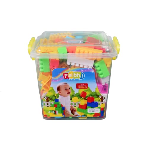 Image of Small Building Blocks Toy Set with Storage Container, 250 Pcs, 3+ Yrs