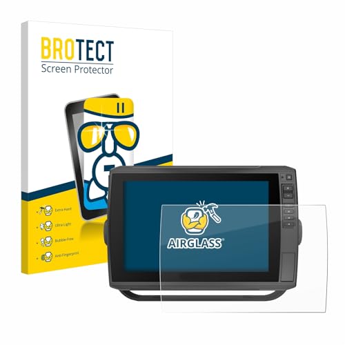 BROTECT Schutzglas für Garmin ECHOMAP Ultra 102sv Schutzfolie Panzer Folie Glas [Extrem Kratzfest 9H, Anti-Fingerprint, Ultra-Transparent]