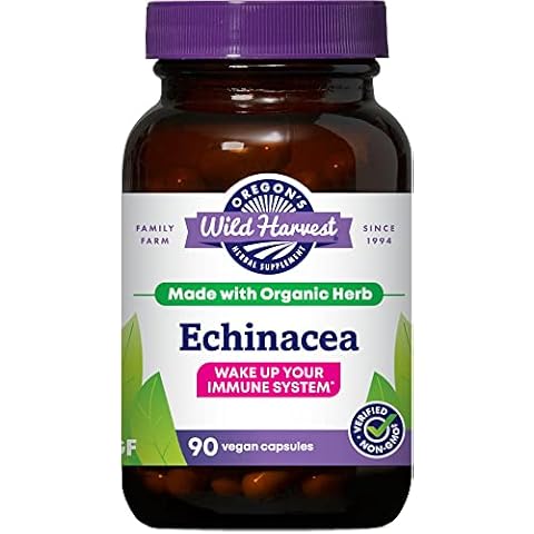 Oregon's Wild Harvest Organic Echinacea Supplement, 90 Count Cover