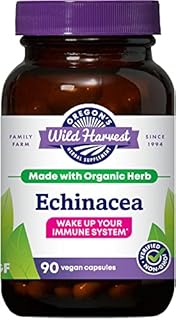 Oregon's Wild Harvest, Certified Organic Echinacea, Non-GMO, 800 mg, 90 Count