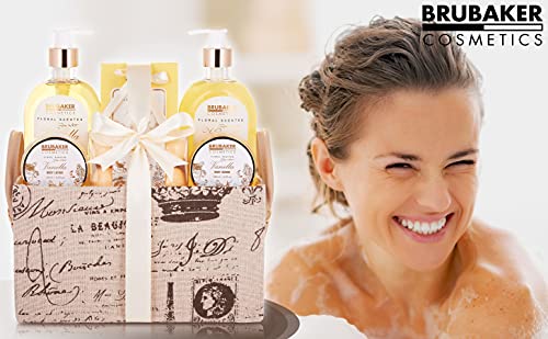 BRUBAKER Cosmetics Bad en Body Set - Vanille Munt Geur - 12-delige Cadeauset in Vintage Handle Box - Image 7