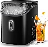 Silonn Nugget Ice Maker Countertop, Pebb...