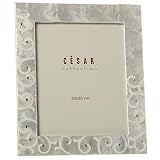 Portafotos DRW - Portafotos de nácar Blanco para fotode 20x25cm