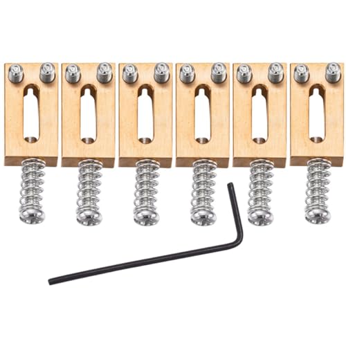 Selles de chevalet en laiton massif VICASKY 10,5mm pour optimiser le sustain guitare
